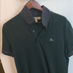 Burberry colorblock polo.🌲